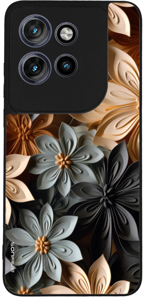 Θήκη Sonique 3D Flower Series για Motorola Edge 50 Neo 5G Γκρι