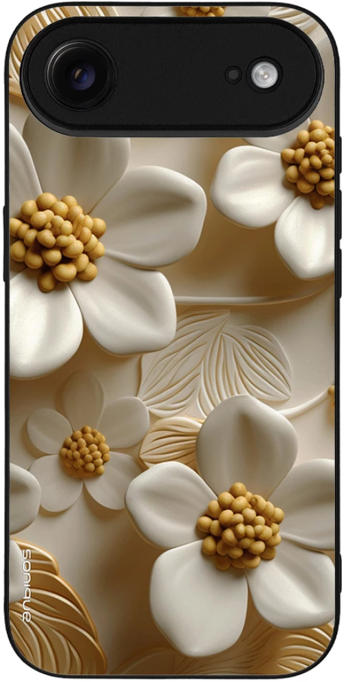 Θήκη Sonique 3D Flower Series για Apple iPhone 17 Air Λευκό