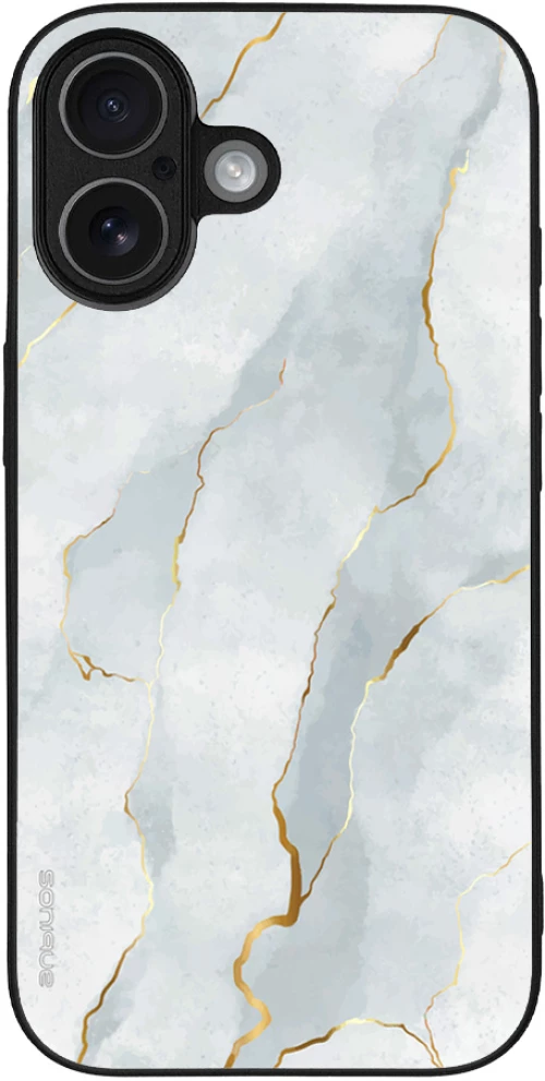 Θήκη Sonique Marble Series για Apple iPhone 17 Λευκό 01