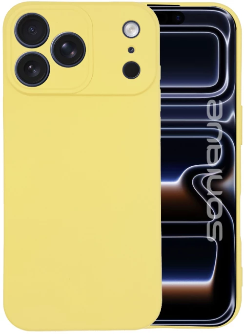 Θήκη Σιλικόνης My Colors Sonique Apple iPhone 17 Pro Κίτρινο