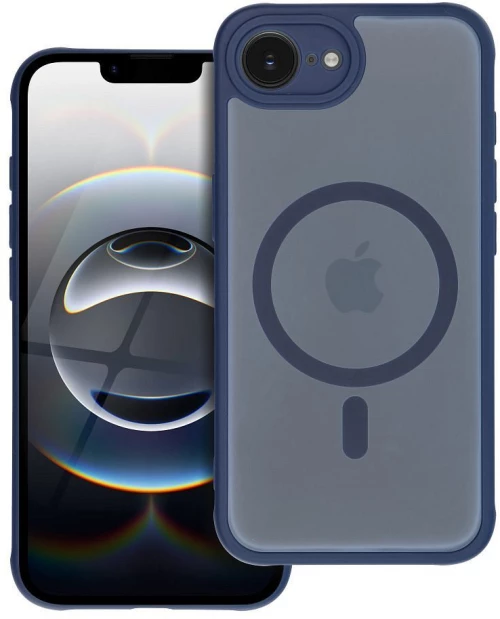 Full Matte Mag Cover Case Compatible With Magsafe For Samsung S25 Blue