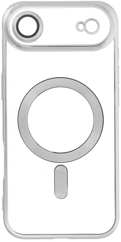 Electro Mag Cover Case Compatible With Magsafe For Iphone 17 Air Silver