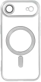 Electro Mag Cover Case Compatible With Magsafe For Iphone 17 Air Silver