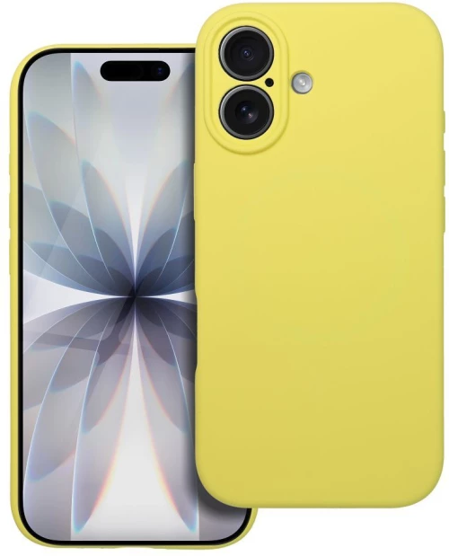 Case Silicone 2Mm For Iphone 17 Compatible With Magsafe Lemon