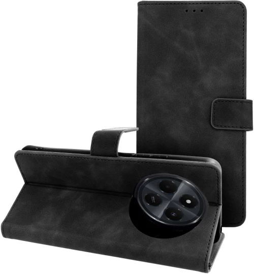Tender Book Case For Xiaomi Redmi 14C Black