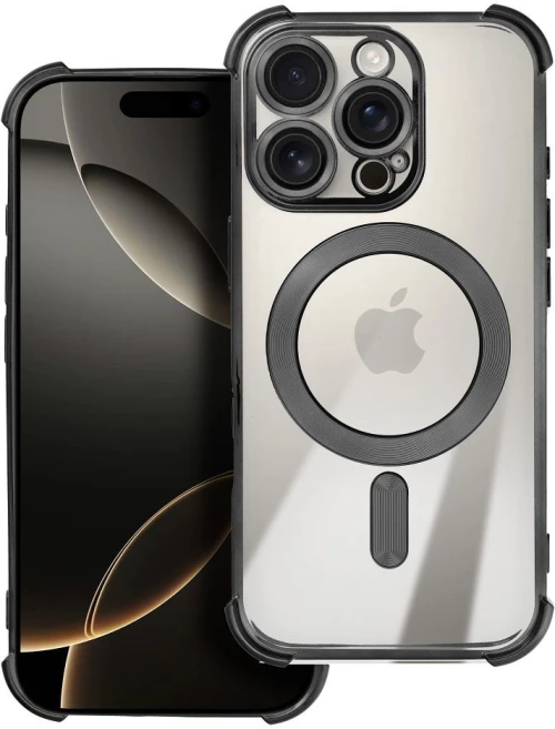 Case Antishock Electro For Iphone 17 Pro Max Compatible With Magsafe Black