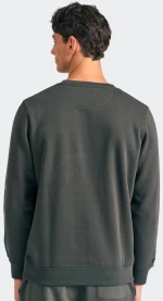FUNKY BUDDHA Men's Crew Neck Sweater - FBM012-003-06-FOREST NIGHT