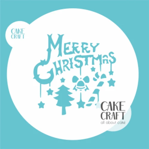 Στένσιλ Merry Christmas v3