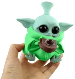 Alien Green Silicone Bong
