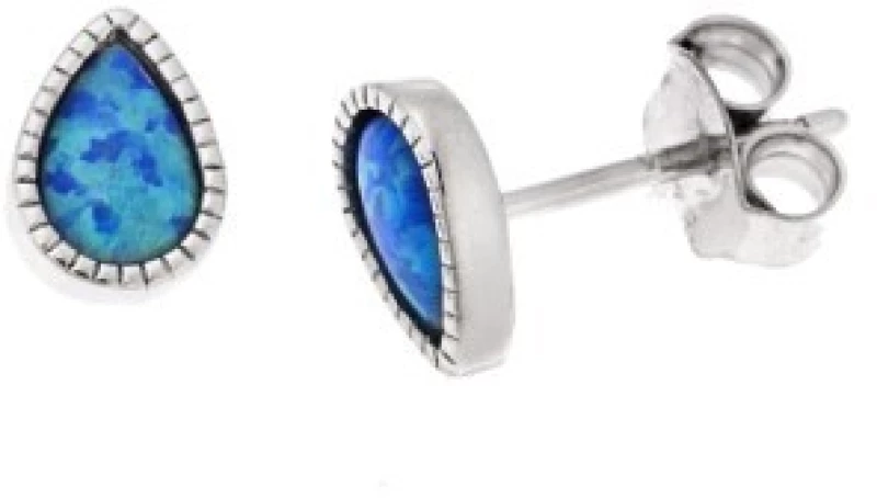 Σκουλαρίκια Senza από ασήμι 925, Opal SSR4026SOP