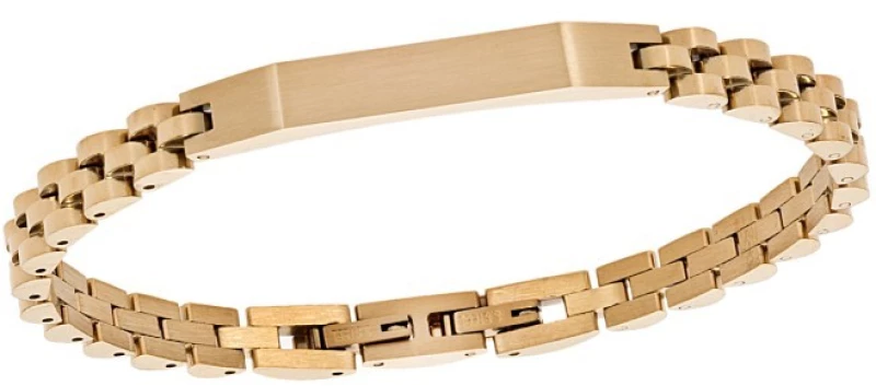 Βραχιόλι Senza Men`s Gold Stainless Steel SSD5953GD