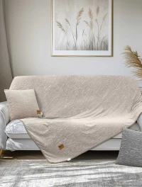 Ριχτάρι VERITAS BEIGE Μπεζ Ριχτάρι διθέσιου καναπέ: 180 x 250 εκ. MADI