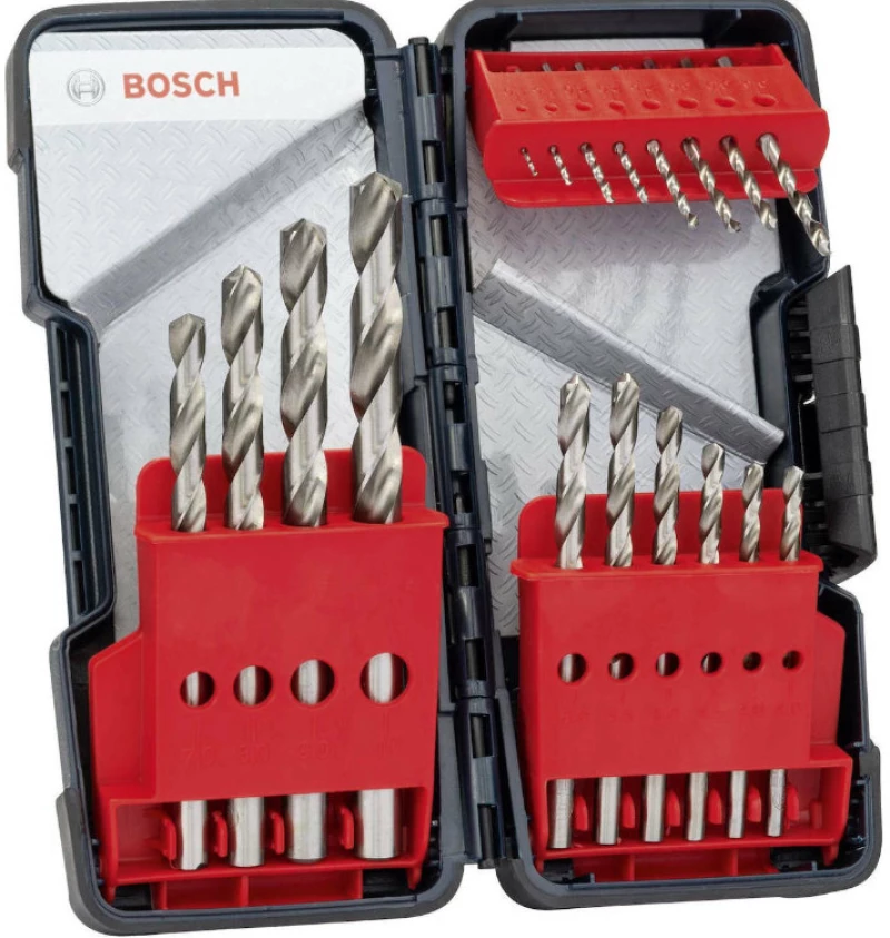 Bosch Σετ Τρυπανιών Μετάλλου HSS-G 18 Τεμαχίων 2607019578