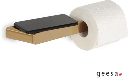 Χαρτοθήκη με Εταζέρα Shift Geesa Brushed Gold