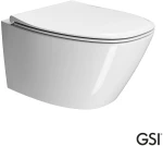 Λεκάνη Κρεμαστή MODO+/50 Swirlflush με κάλυμμα Slim Soft Close MS84C, GSI White