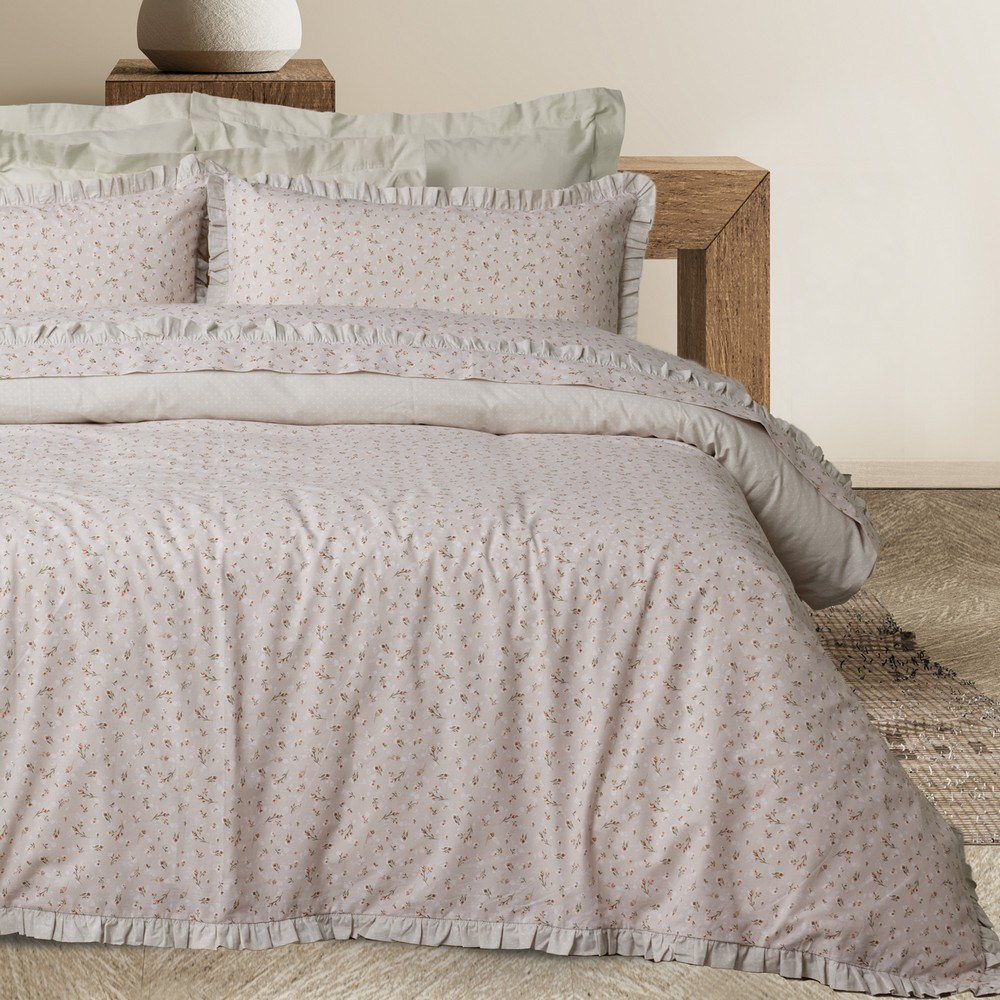 Σεντόνια Daily 3178 (Σετ 4τμχ) Beige Das Home King Size 260x280cm 100% Βαμβάκι