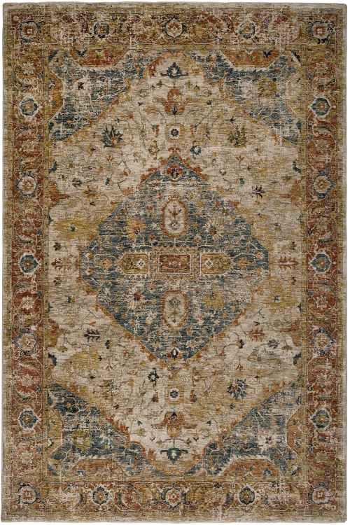 Χαλί Naf Naf Vittoria 155A Cream-Multi Βιοκαρπέτ 200X240cm