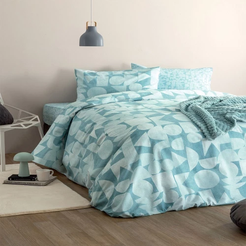 Σεντόνια FL6288 Με Λάστιχο (Σετ 4τμχ) Aqua Palamaiki Υπέρδιπλo 240x260cm 100% Βαμβάκι