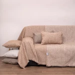 Ριχτάρι 1456 Beige Anna Riska Τετραθέσιο 180x320cm Chenille,Βαμβάκι,Polyester