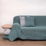 Ριχτάρι 1455 Petrol Anna Riska Διθέσιο 180x240cm Chenille,Βαμβάκι,Polyester