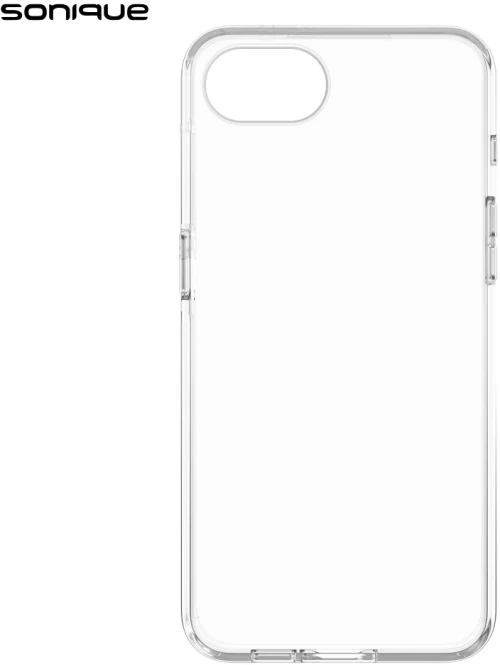 Θήκη Σιλικόνης Sonique Crystal Clear Apple (Big Hole) iPhone 16e Διάφανο