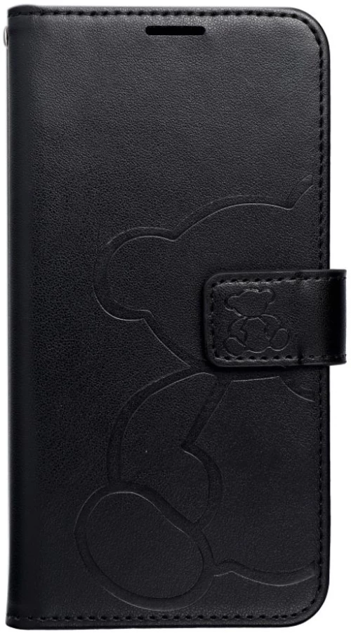 Mezzo Book Case For Iphone 16E (Se 4 2025) Teddy Bear Black