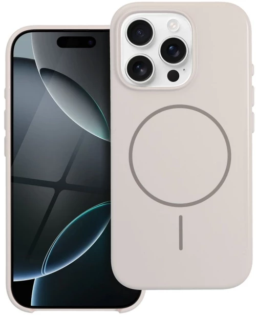 Glossy Mag Cover Compatible With Magsafe For Iphone 17 Pro White