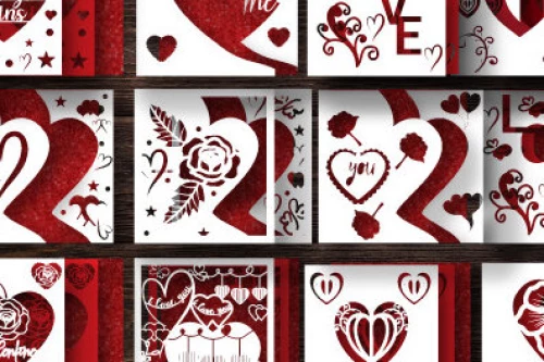 Intra απο ξύλο plywood 3mm-4mm πάχος – Δωροκάρτα για την Ημέρα του Αγίου Βαλεντίνου Πακέτο 826 Δίασταση  20x20 cm INTRAFABR-56565978