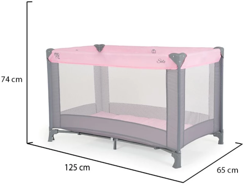 CANGAROO ΠΑΡΚΟΚΡΕΒΑΤΟ SOLO PINK 3800146249342