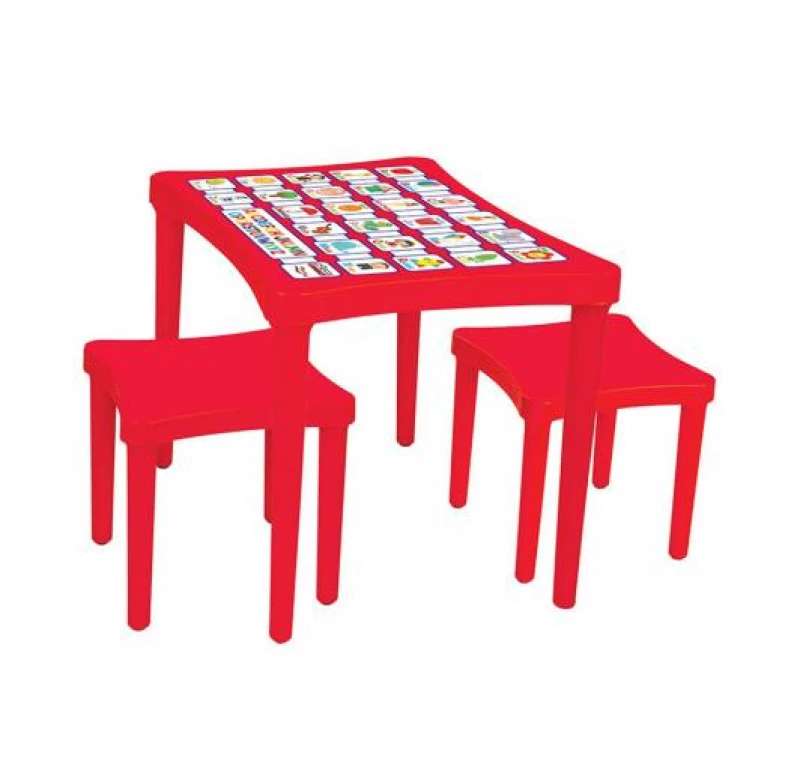 CANGAROO ΤΡΑΠΕΖΑΚΙ ΠΑΙΔΙΚΟ ΜΕ ΔΥΟ ΣΚΑΜΠΟ 03493 RED 8693461034930