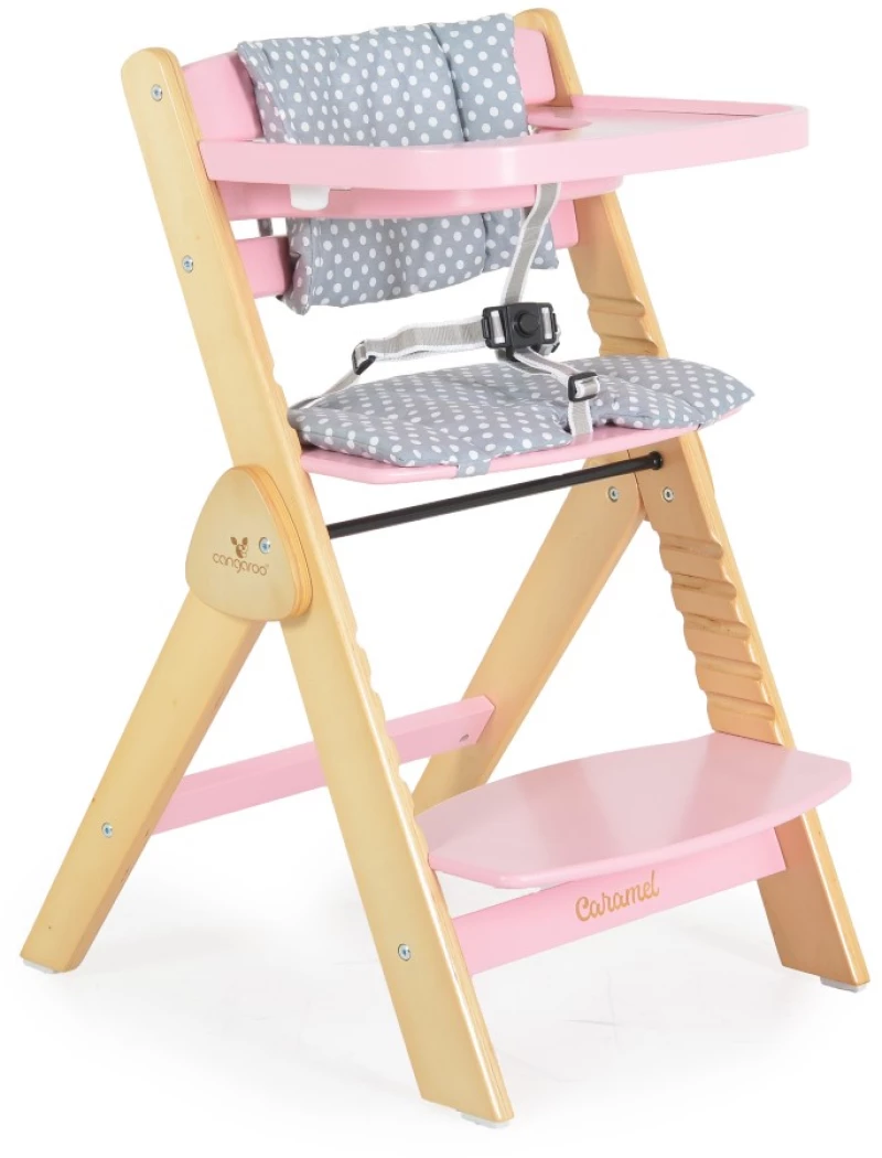 CANGAROO ΞΥΛΙΝΟ ΚΑΡΕΚΛΑΚΙ ΦΑΓΗΤΟΥ CARAMEL PINK 3801005152780