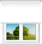 Elite Blinds - 321018 Μονόχρωμες Ρολοκουρτίνες Συσκότισης -Blackout Ρόλερ- Λευκό
