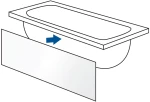 Ποδιά εμπρός 170x53h Sirene
