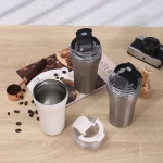 Φορητό παγούρι-θερμός - 380ml - 312550 - Silver