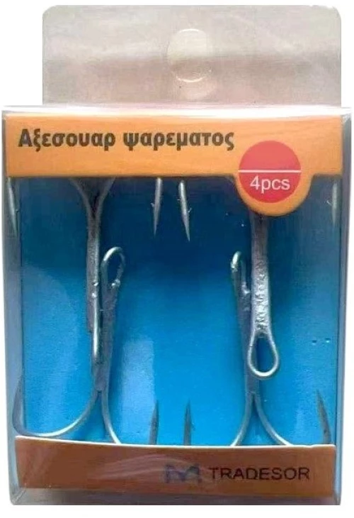 Αγκίστρια σαλαγκιές - 4pcs - 3/0 - 832503