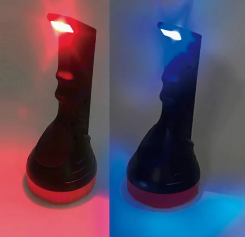 Επαναφορτιζόμενος φακός LED - 88069 - 182752 - Red/Black