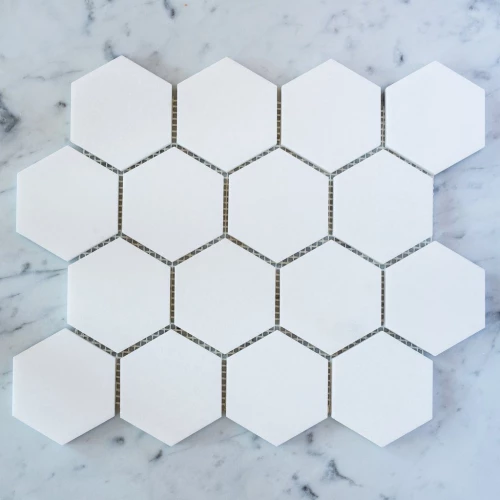 Ivy Space 27.5x28.9cm Πλακάκι Hexagon Thassos Γυαλιστερό