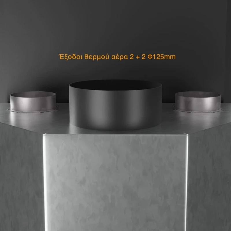 Panthermica PAN71K Ενεργειακό τζάκι Ξύλου
