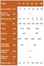 Λέβητας Ξύλου 40KW Vigas Πυρόλυσης Βασική Έκδοση