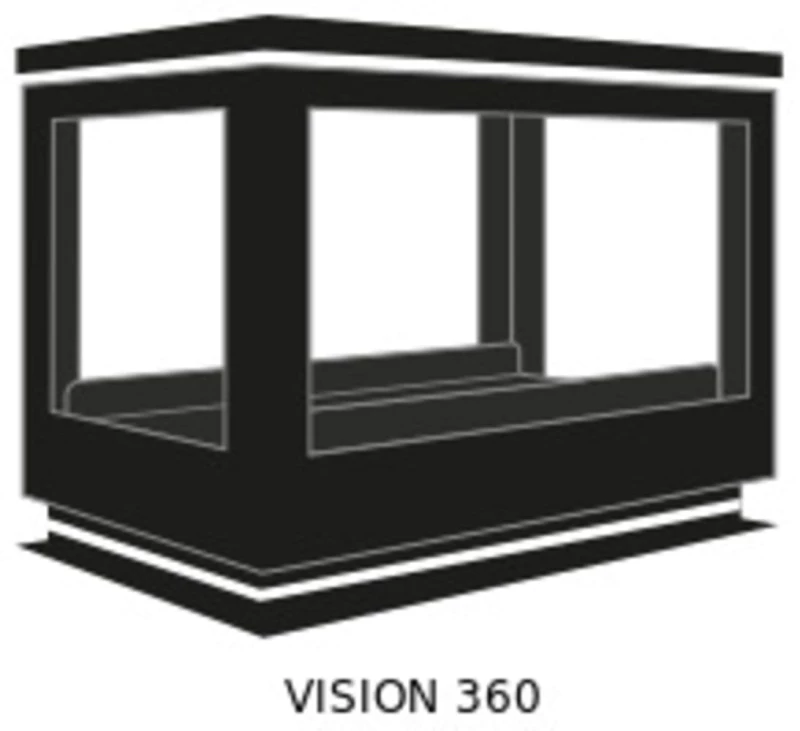 Bellido Llama Cristal 80 Vision 360  Ενεργειακό Τζάκι Ξύλου