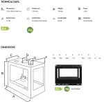 Bellido Llama Cristal 80 Vision 360  Ενεργειακό Τζάκι Ξύλου