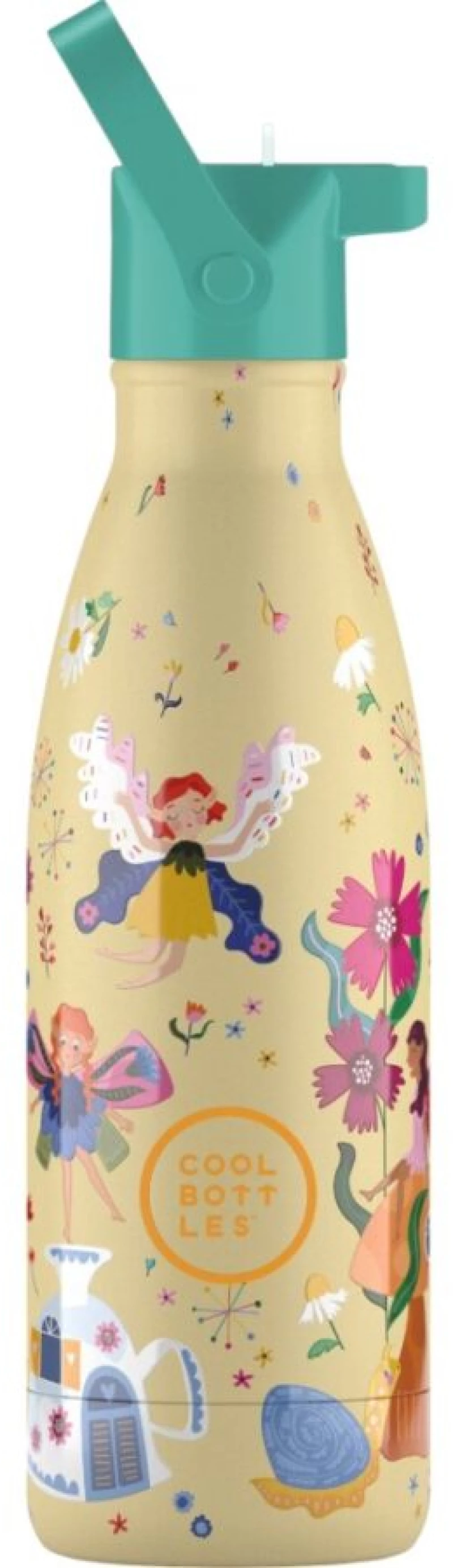 Light Yellow, Νεράιδες , Ανοξείδωτο μπουκάλι 350ml, COOL BOTTLES