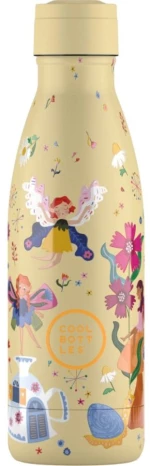 Light Yellow, Νεράιδες , Ανοξείδωτο μπουκάλι 350ml, COOL BOTTLES
