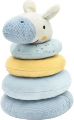 Light Blue Stripy Friends, Βρεφικός Πύργος Στοίβαξης από ύφασμα- Kikkaboo