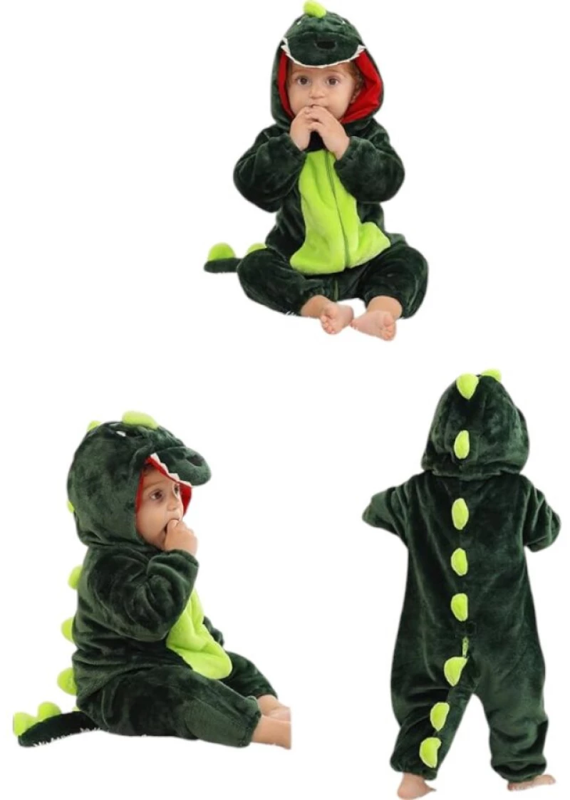 Dark Green Baby Dragon, Ολόσωμη Βελούδινη Φόρμα- Queen Mother