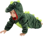 Dark Green Baby Dragon, Ολόσωμη Βελούδινη Φόρμα- Queen Mother