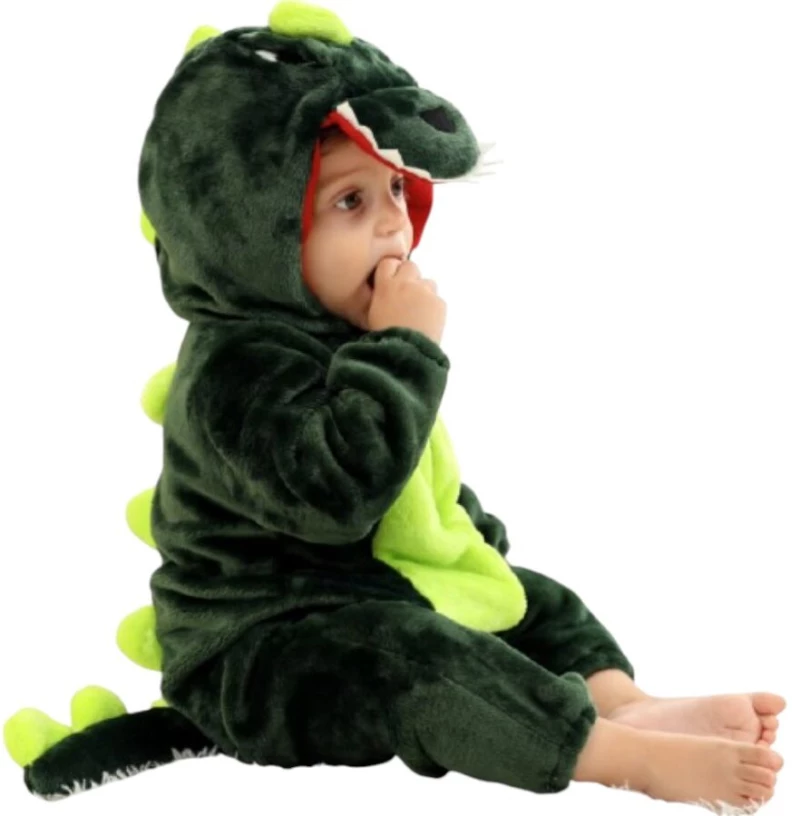 Dark Green Baby Dragon, Ολόσωμη Βελούδινη Φόρμα- Queen Mother
