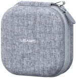 USAMS θήκη οργάνωσης ακουστικών Bluetooth ZB351, 9.5x9.5x5cm, γκρι