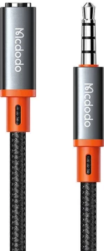 Mcdodo Καλώδιο TRRS 3.5mm male - 3.5mm female Μαύρο 1.2m (CA-0800)