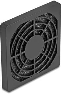 DELOCK σχάρα για 60mm ανεμιστήρα 67310 με φίλτρο σκόνης, πλαστική, μαύρη - 4043619673100